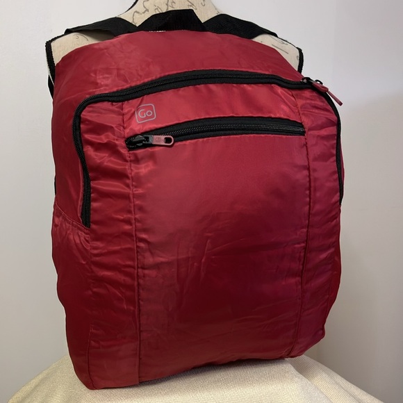 💐GO Travel XTra Foldable Backpack Red - Picture 3 of 8